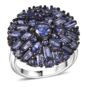 iolite-round-cluster-black-rhodium-sterling-silver-ring-stock-ggs5547 iolite-round-cluster-black-rhodium-sterling-silver-ring-stock-ggs5547