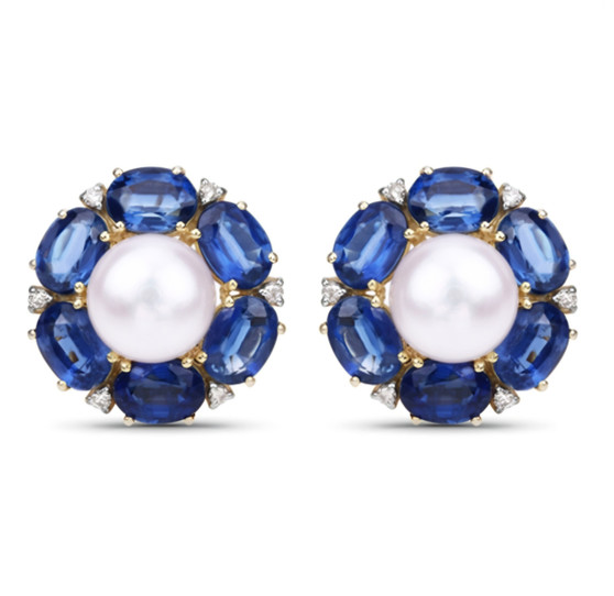 Freshwater-pearl-kyanite-diamond-14k-yellow-gold-stud-earrings-stock-GGE939