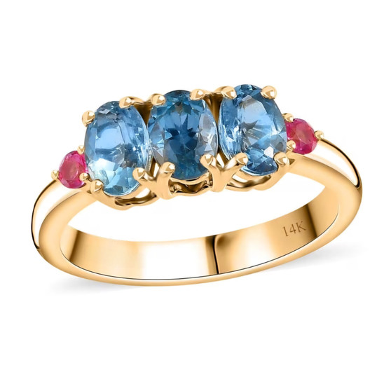 Aquamarine-pink-spinel-trilogy-14k-yellow-gold-ring-stock-GGS5343