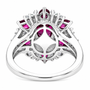 rhodolite garnet paraibia tourmaline and moissanite ring in rhodium over sterling silver undergallery