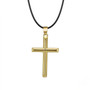 18k-yellow-gold-silver-classic-cross-necklace-leather-stock-L4L502