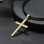 18k-yellow-gold-silver-classic-cross-necklace-live2-L4L502