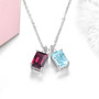 Gemstone-diamond-solitaire-10k-white-gold-necklace-options-GGC500