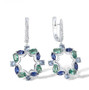 Lab-green-blue-spinel-cz-earring-stock-L4L742