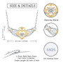 Claddagh-cz-dancing-two-tone-silver-necklace-scale-L4L542