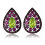 Peridot-garnet-earring-stock-GGC117