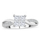 square moissanite womens wedding ring in rhodium over sterling silver