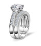 Moissanite-two-ring-bridal-set-side-GGM353
