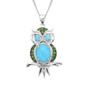 Turquoise-diopside-owl-necklace-stock-GGS669