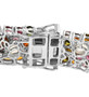 close up of ethiopian opal and multi color tourmaline bracelet in rhodium over sterling silver