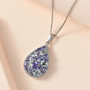 Tanzanite-aquamarine-zircon-necklace-live-GGS695