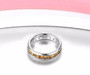 full view of citrine eternity band ring in rhodium over sterling silver