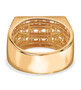 back view of heliodor gents ring in 18k yellow gold over sterling silver