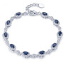 Blue-sapphire-zircon-halo-silver-bracelet-stock-GGC140