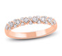 diamond two ring wedding set in 14k white gold