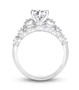 Round-diamond-halo-wedding-2-ring-set-up-GGD522 Round-diamond-halo-wedding-2-ring-set-up-GGD522