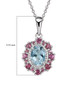 Aquamarine-garnet-pendant-necklace-size-GGS899