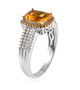 Fire-opal-sapphire-moissanite-ring-side-GGS903