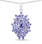 Tanzanite-cluster-burst-sterling-silver-pendant-necklace-stock-GGE754