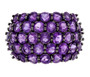 Amethyst-cluster-band-ring-front-GGTV291