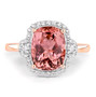 Pink-tourmaline-diamond-halo-14k-rose-gold-ring-front-GGE848