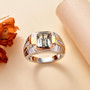 Prasiolite-moissanite-tri-tone-sterling-silver-men's-ring-live1-GGZ249