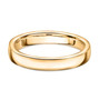 back view of 4mm 18k yellow gold over sterling silver band ring