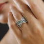 Green-sapphire-zircon-ring-model-GGS1389