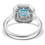 blue apatite blue and white diamond 10k white gold halo ring undergallery