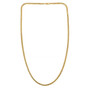 full view of 10k yellow gold 2 5mm palma chain necklace 22"