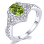 ethiopian opal and white zircon halo ring in rhodium over sterling silver