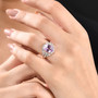 Kunzite-moissanite-ring-model-GGS1504