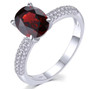 swiss blue topaz and white zircon solitaire ring in rhodium over sterling silver