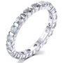 rhodolite garnet eternity band ring in rhodium over sterling silver
