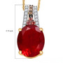fire opal padparadscha sapphire champagne and white diamond pendant necklace in solid 10k yellow gold shown for size comparison