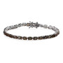 andalusite tennis bracelet in rhodium over sterling silver