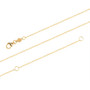 clasp detail of italian circle necklace in solid 10k yellow and white gold 2 8g