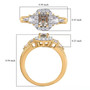 Turkizite-white-zircon-radiant-halo-yg-sterling-silver-ring-scale-GGS5299