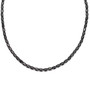 black jade tennis necklace in rhodium over sterling silver