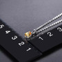 citrine 6x4mm oval solitaire necklace in rhodium over sterling silver