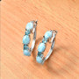 Larimar-blue-apatite-sterling-silver-hoop-earrings-live-GGS5366