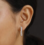 White-zircon-tapered-baguette-sterling-silver-hoop-earrings-model-GGS5423
