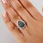 alexandrite-moissanite-cluster-halo-sterling-silver-ring-model-ggs5499