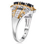 sapphire-moissanite-filigree-two-tone-sterling-silver-ring-side-ggs5500