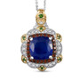 sapphire-multi-gem-double-halo-tri-tone-sterling-silver-necklace-stock-ggs5578
