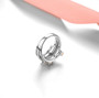 ethiopian opal and white zircon openwork ring in rhodium over sterling silver