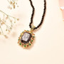 chocolate-sapphire-multi-gem-beaded-pendant-necklace-live-ggs5609