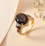 chocolate-sapphire-multi-gem-yg-sterling-silver-ring-live-ggs5630