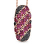 rhodolite-black-spinel-cluster-rg-sterling-silver-pendant-necklace-stock-ggs5637 rhodolite-black-spinel-cluster-rg-sterling-silver-pendant-necklace-stock-ggs5637