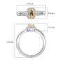 full view of imperial topaz and moissanite emerald cut halo ring in rhodium over sterling silver